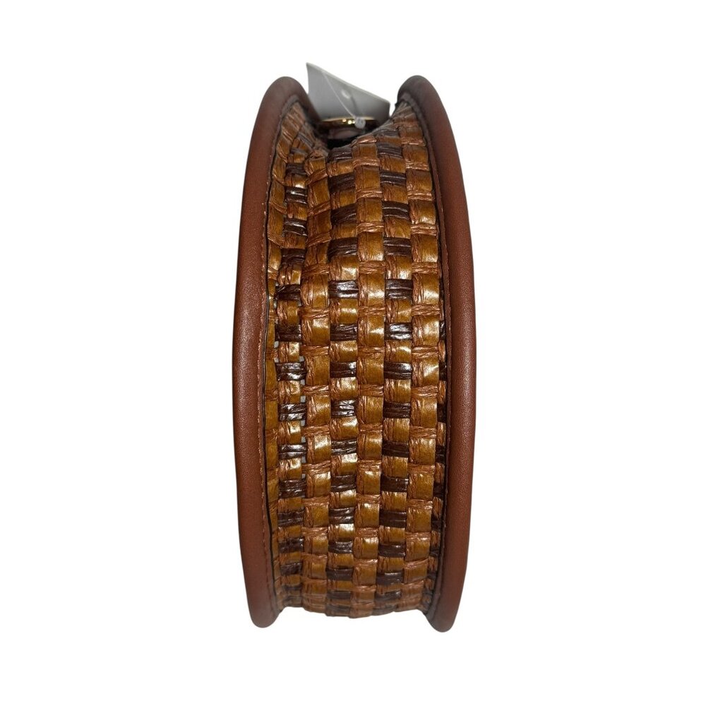 Round Straw Rattan Handbag - Picture 10 of 13